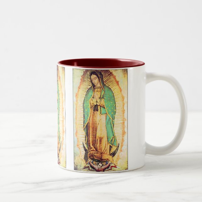 guadalupe, La Vergen de Guadalupe Två-Tonad Mugg (Höger)