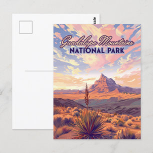 Guadalupe Mountains National Park El Capitan Texas Vykort