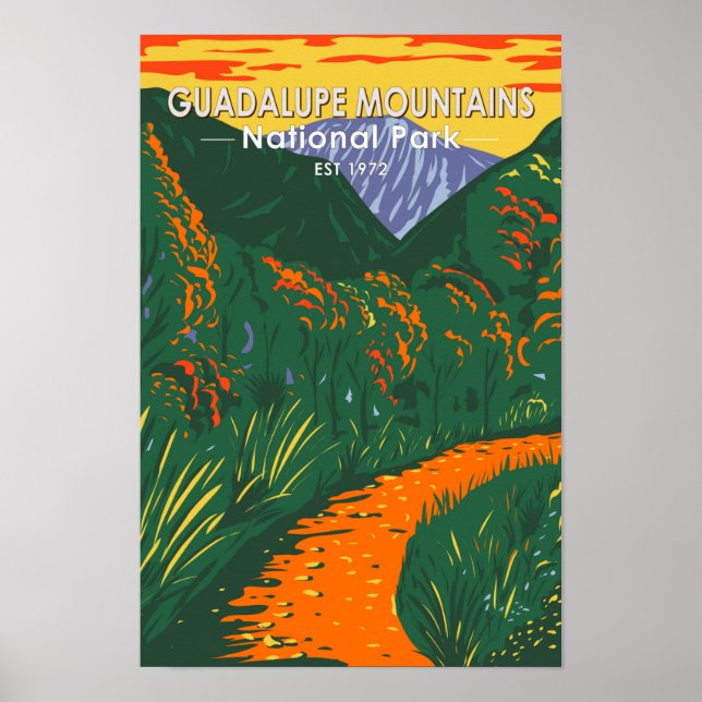 Guadalupe Mountains National Park McKittrick Poster (Framsidan)