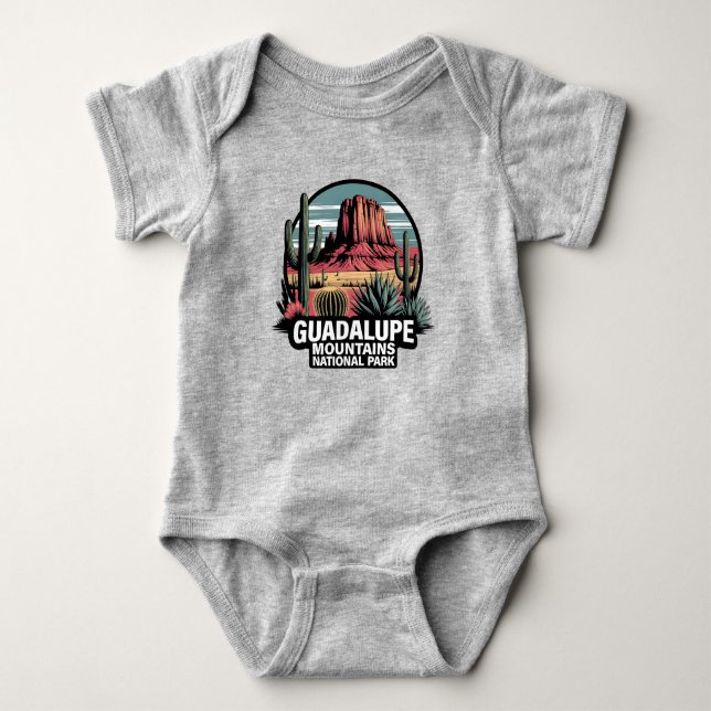 Guadalupe Mountains National Park Texas T Shirt (Framsida)