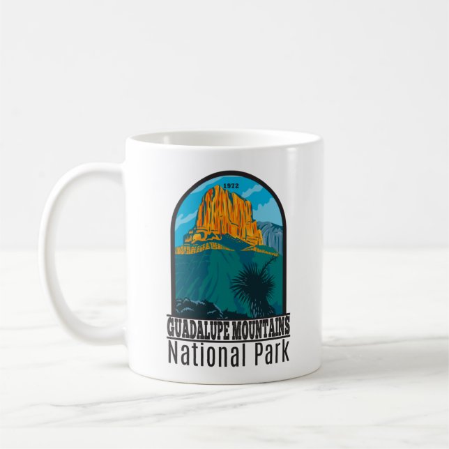 Guadalupe Mountains National Park Texas Vintage Kaffemugg (Vänster)