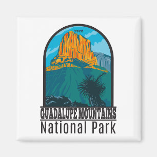 Guadalupe Mountains National Park Texas Vintage Magnet