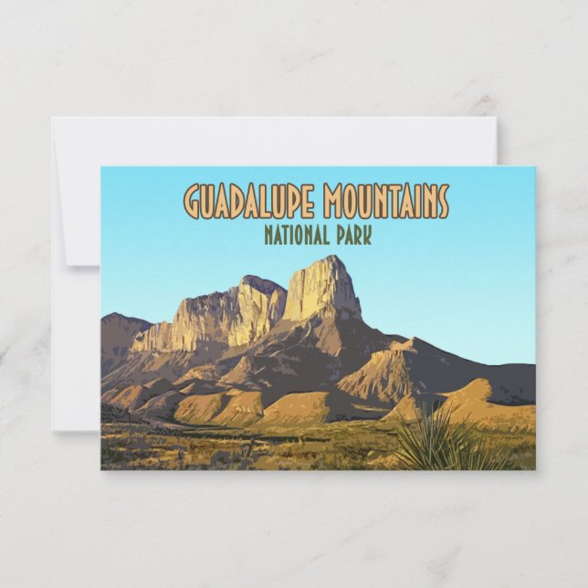 Guadalupe Mountains nationalpark Texas (Framsida)