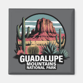 Guadalupe Mountains nationalpark Texas Magnet