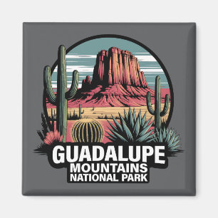 Guadalupe Mountains nationalpark Texas Magnet