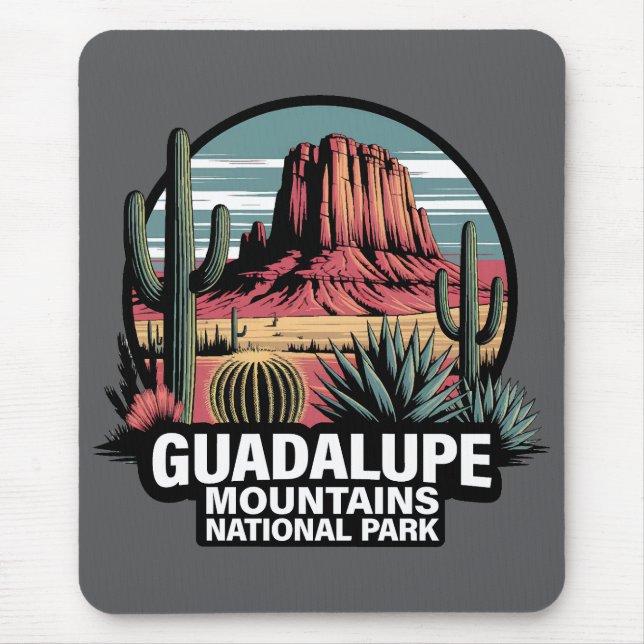 Guadalupe Mountains nationalpark Texas Musmatta (Framsidan)