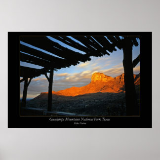 Guadalupe Mountains nationalpark Texas Poster