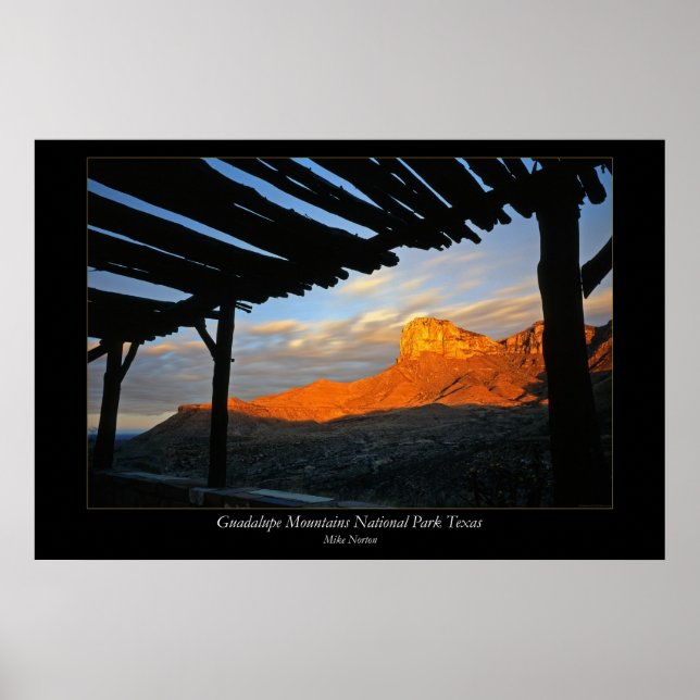Guadalupe Mountains nationalpark Texas Poster (Framsidan)