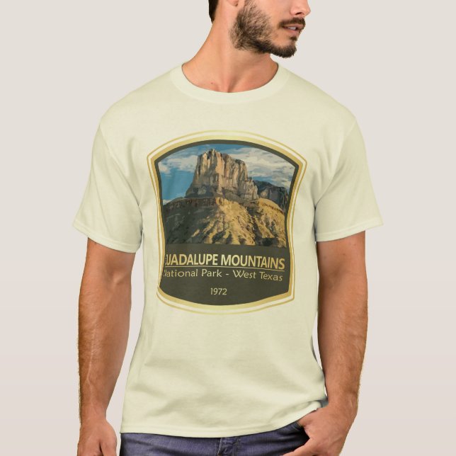 Guadalupe Mtns NP (PF1) T Shirt (Framsida)