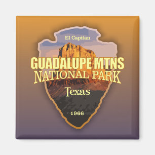 Guadalupe Mtns NP (pilhuvud) Magnet