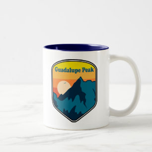 Guadalupe Peak Texas Sunrise Två-Tonad Mugg