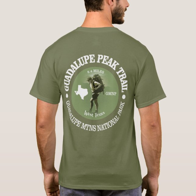 Guadalupe Peak Trail (O) T Shirt (Baksida)