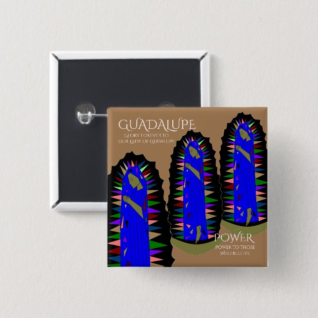 Guadalupe Power Knapp (Framsida & baksida)