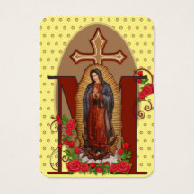 Guadalupe Religiösa katolskt Prayer Heliga Card