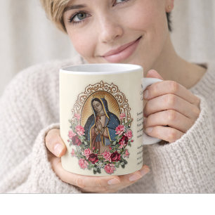 Guadalupe Religiösa Virgin Mary Kaffemugg