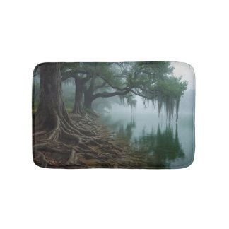 Guadalupe River Bath Mat - Serene Nature Bathroom  Badrumsmatta