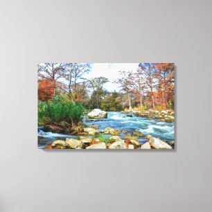 Guadalupe River Canvastryck