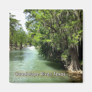 Guadalupe River i Gruene, Texas Magnet
