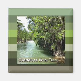 Guadalupe River i Gruene, Texas Magnet