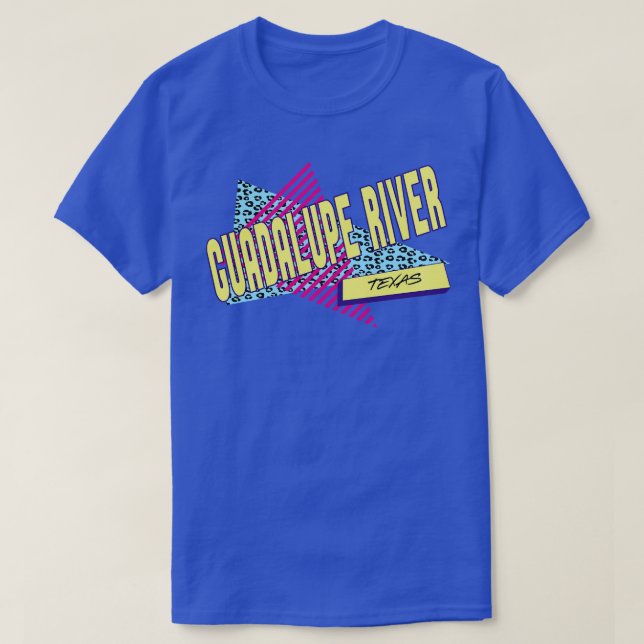Guadalupe River State Park Texas Pride 90-talets V T Shirt (Design framsida)