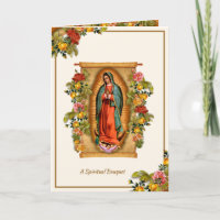 Guadalupe Virgin Mary Catholic Andlig Bouquet