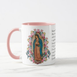 Guadalupe Virgin Mor Mary Memorare Prayer Mugg