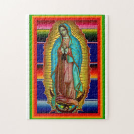 Guadalupe Zarape Tilma Image Puzzle Pussel