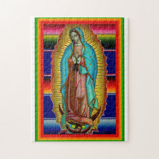 Guadalupe Zarape Tilma Image Puzzle Pussel