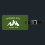 Guadalupes nationalpark bagagebricka<br><div class="desc">Guadalupbergens nationalpark skyddar världens mest omfattande permiska fossila rev och har de fyra högsta topparna i Texas!</div>