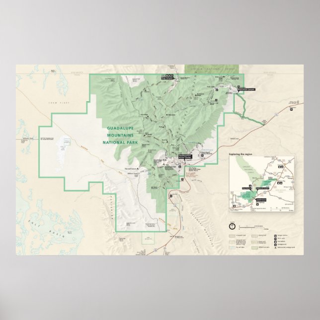 Guadalupes nationalpark poster (Framsidan)