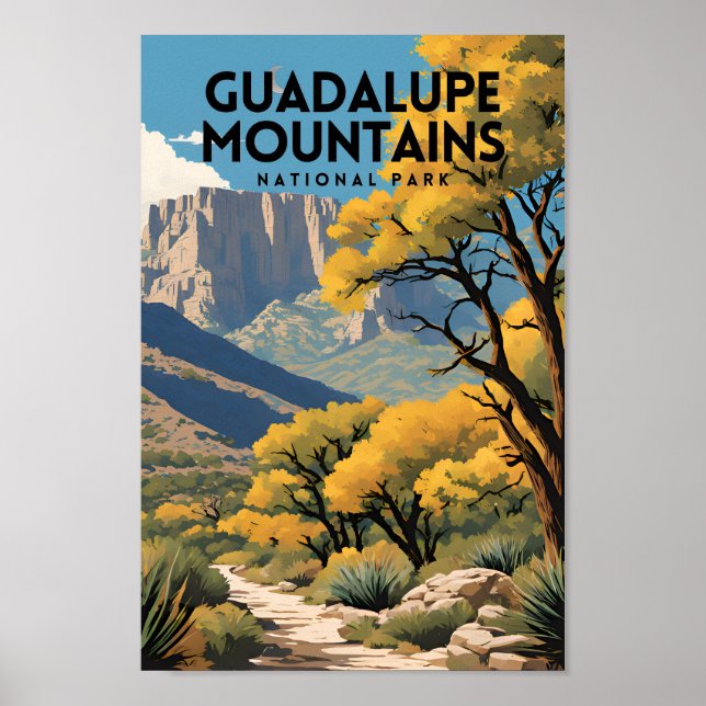 Guadalupes nationalpark poster (Framsidan)