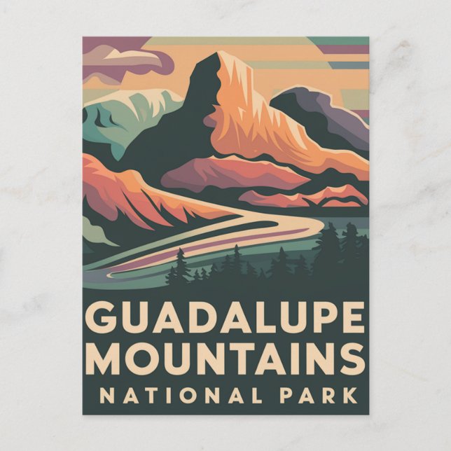 Guadalupes nationalpark Poster Helg Vykort (Framsida)