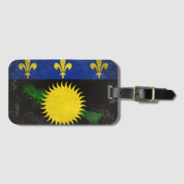 Guadeloupe Bagagebricka (Framsida horisontal)