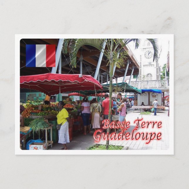 Guadeloupe - Basse Terre - Vykort (Framsida)