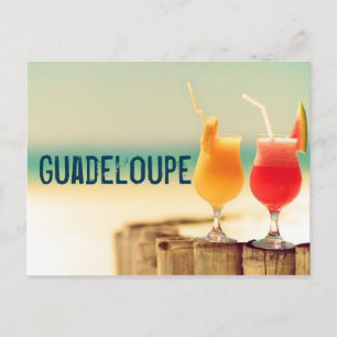 Guadeloupe coctailar vykort