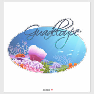 Guadeloupe decal klistermärken