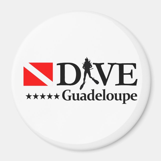 Guadeloupe DV4 Magnet (Framsidan)