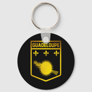 Guadeloupe Emblem Nyckelring