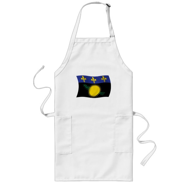 Guadeloupe Flag Förkläde (Framsidan)