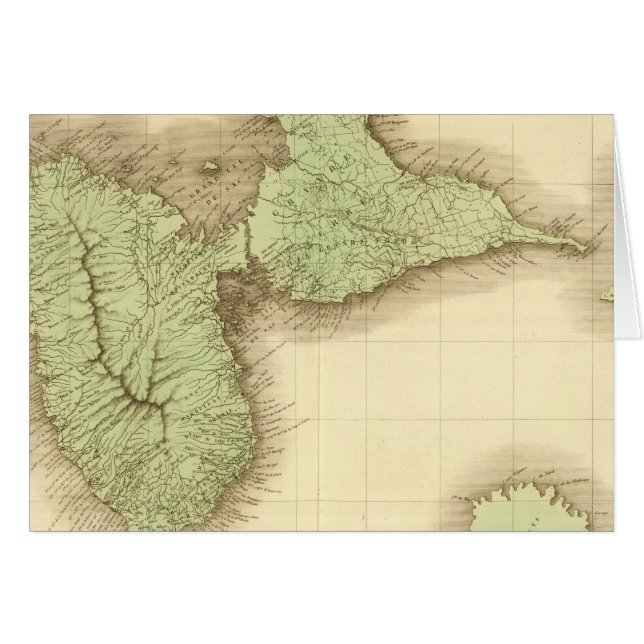 Guadeloupe Hälsningskort (Framsidan Horizontal)