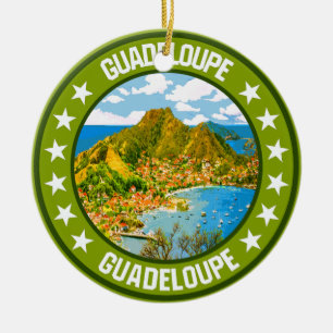 Guadeloupe Julgransprydnad Keramik