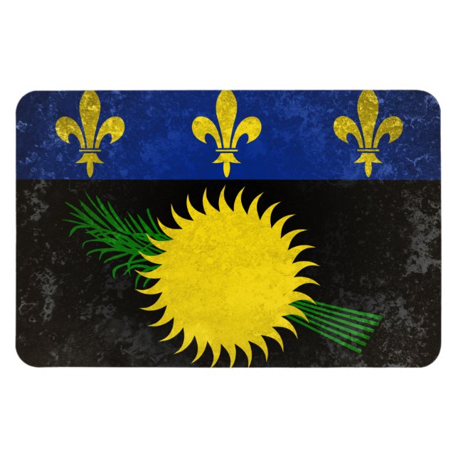 Guadeloupe Magnet (Horisontell)