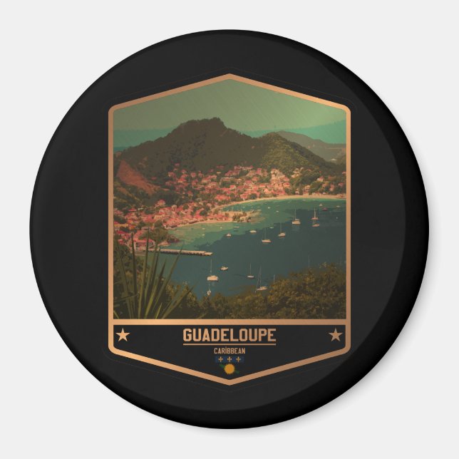 Guadeloupe Magnet (Framsidan)