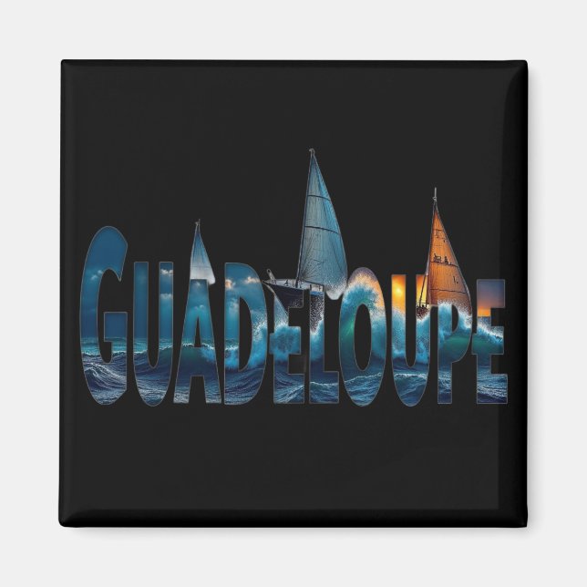 GUADELOUPE MAGNET (Framsidan)