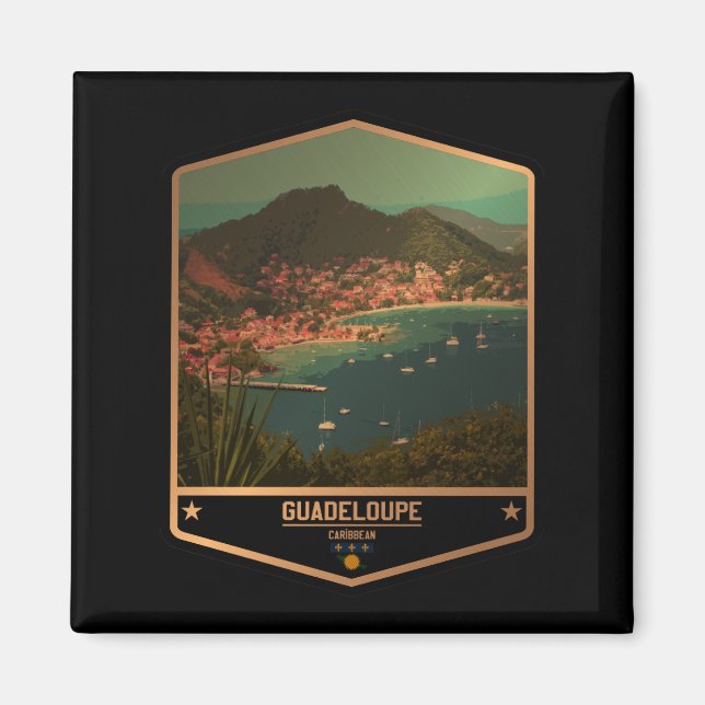 Guadeloupe Magnet (Framsidan)