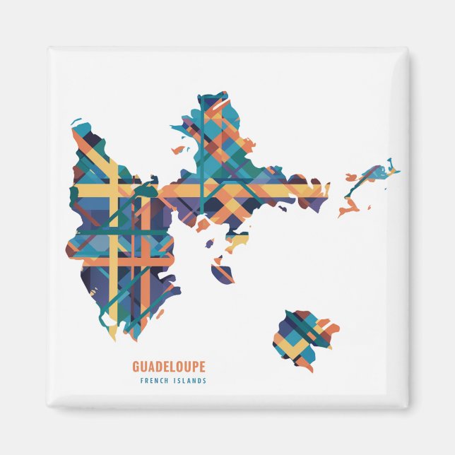 Guadeloupe Magnet (Framsidan)