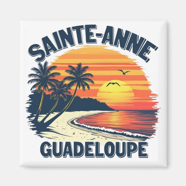 GUADELOUPE  MAGNET (Framsidan)