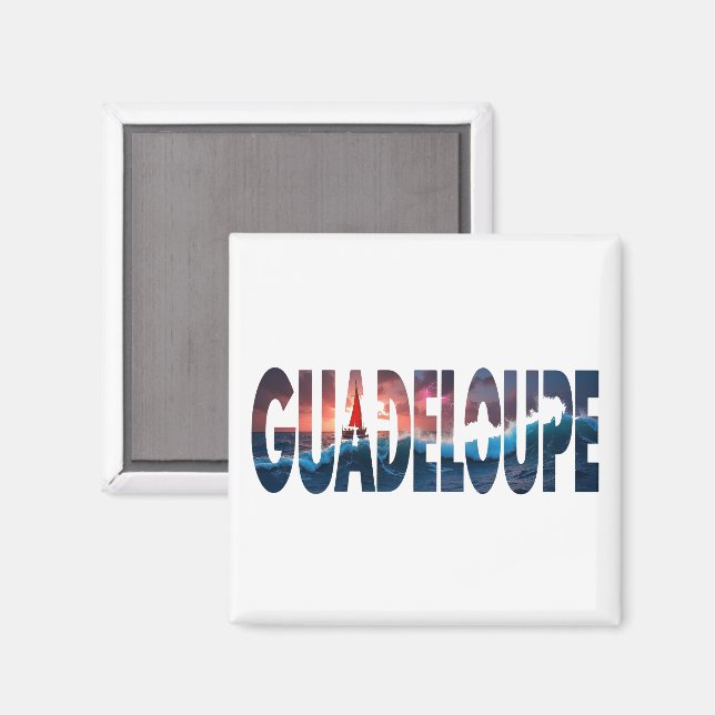 GUADELOUPE MAGNET (Front/Back)