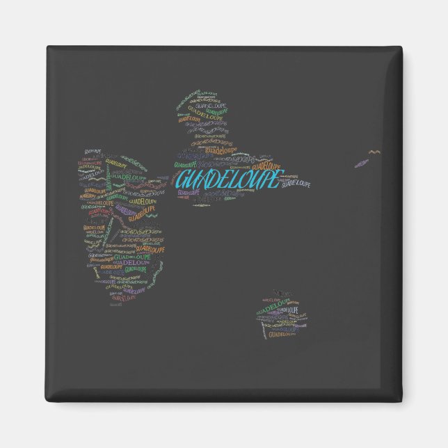 GUADELOUPE MAGNET (Framsidan)