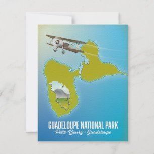 Guadeloupe nationalparkskarta